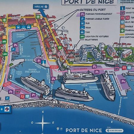 Lympia - Beach & Ferry By Foot Balcony - By Tgb Nizza Exterior foto